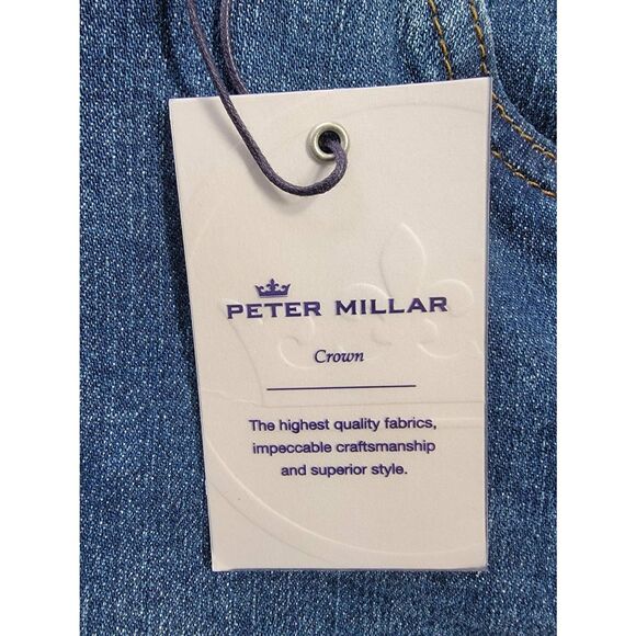 Peter Millar crown jeans 36x33 stretch MS21B96 LIND NWT - Picture 5 of 8